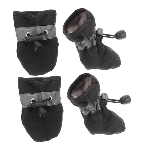 Toyvian 4 Stück Teiliges rutschfeste Hundeschuhe mit Reflektierender Softsohle Atmungsaktiv Sicher für Große Hunde für und Lernphasen bei Nacht Toyvian 4 Stück Teiliges rutschfeste Hundeschuhe mit Reflektierender Softsohle Atmungsaktiv Sicher für Große Hunde für und Lernphasen bei Nacht von Toyvian