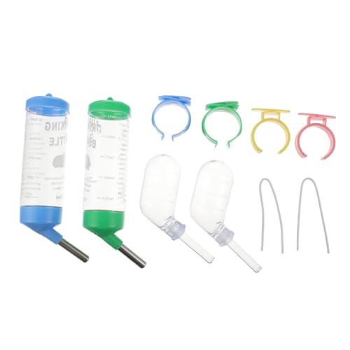 Toyvian 4 Stück Trinkbrunnen Für Hamster Trinken Trinkflasche Für Hamster Düse Kleine Wasserflaschen Wasserspender Hamster Wasserflasche Trinker Haustier Tropfen Schmucklos von Toyvian
