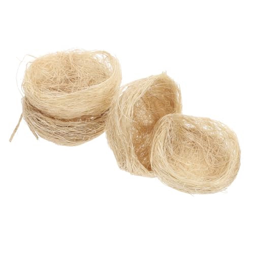 Toyvian 4 Stück Verdickter Hanfvogelnest Hängematte Zum Aufhängen Von Vögeln Vogelhütte Falscher Vogel Bettnest Vogelhaus Vogelkäfer Vogel Haarspange Nistmaterial Für Kolibris Betäuben Toyvian 4 Stück Verdickter Hanfvogelnest Hängematte Zum Aufhängen Von Vögeln Vogelhütte Falscher Vogel Bettnest Vogelhaus Vogelkäfer Vogel Haarspange Nistmaterial Für Kolibris Betäuben von Toyvian
