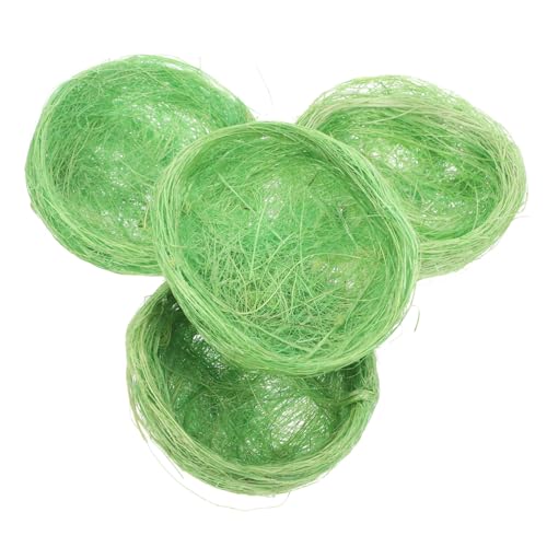 Toyvian 4 Stück Verdickter Hanfvogelnest Taubenversorgung Vogelhaus Vogeldecke Lovebird Nest Für Vögel Vogel Mit Clip Vogelspiegel Für Käfig Conure-Bett Liebe Vogel Hamsterhaus Betäuben von Toyvian