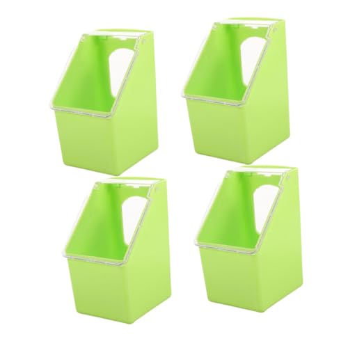 Toyvian 4 Stück Vogel Futter und Wassernapf Teilig Hängender Futterspender für Papageien und Tauben Praktischer Futternapf mit Großem Volumen Geeignet für Käfige Grün Toyvian 4 Stück Vogel Futter und Wassernapf Teilig Hängender Futterspender für Papageien und Tauben Praktischer Futternapf mit Großem Volumen Geeignet für Käfige Grün von Toyvian