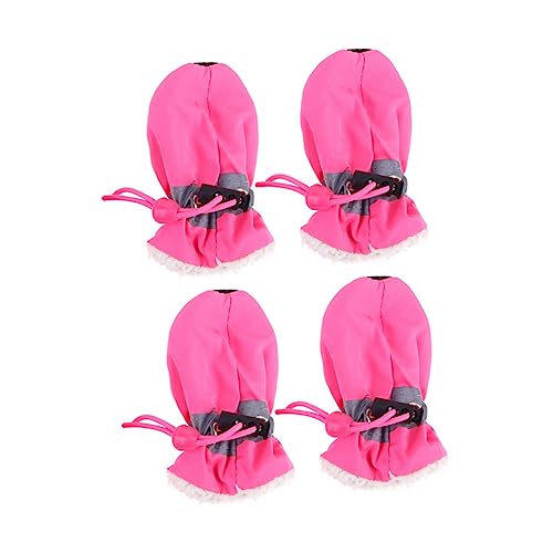 Toyvian 4 Stück rutschfeste Haustier mit Elastischem Band Pfotenfreundliche Outdoor Hundeschuhe Bequem für Welpen und Kleine Hunde Rosa Toyvian 4 Stück rutschfeste Haustier mit Elastischem Band Pfotenfreundliche Outdoor Hundeschuhe Bequem für Welpen und Kleine Hunde Rosa von Toyvian