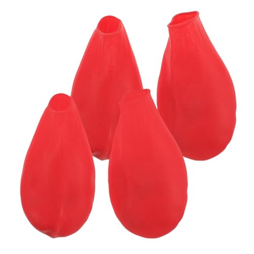 Toyvian 4 Stück wasserdichte Hundeschuhe rutschfest mit Gummisohle Slip Design Schutz vor Regen und Schmutz Outdoor Pfotenschutz für Große Hunde Rot Toyvian 4 Stück wasserdichte Hundeschuhe rutschfest mit Gummisohle Slip Design Schutz vor Regen und Schmutz Outdoor Pfotenschutz für Große Hunde Rot von Toyvian
