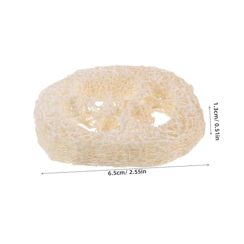 Toyvian 40 Stück Teiliges Natürliche Loofah Scheiben Zahnpflegende Kauspielzeuge für Hamster Kaninchen Meerschweinchen und Kleine Haustiere Sanftes Material zur Mundhygiene und von Toyvian