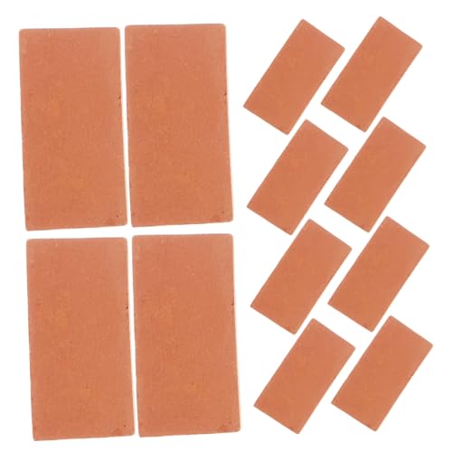 Toyvian 40Stücke Mini Ziegelsteine Für DIY Wiederverwendbare Bausteine Terrakotta Für Aquarien Terrarien Und Puppenhäuser Vielseitiges Zubehör Toyvian 40Stücke Mini Ziegelsteine Für DIY Wiederverwendbare Bausteine Terrakotta Für Aquarien Terrarien Und Puppenhäuser Vielseitiges Zubehör von Toyvian