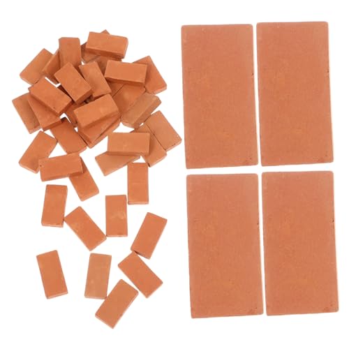Toyvian 40Stücke Miniatursteine Lebensechte Ziegelverzierung Für Landschaftsbau Und Puppenhaus Dekoration Kleine Backsteinmauer Steine Mini Mauersteine Für DIY Projekte Toyvian 40Stücke Miniatursteine Lebensechte Ziegelverzierung Für Landschaftsbau Und Puppenhaus Dekoration Kleine Backsteinmauer Steine Mini Mauersteine Für DIY Projekte von Toyvian