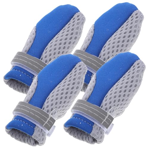 Toyvian 4Stücke Atmungsaktive Hundeschuhe mit Rutschfester Sohle Pfotenschutz für Kleine Outdoor Begleiter Vielseitig Einsetzbar für Park Toyvian 4Stücke Atmungsaktive Hundeschuhe mit Rutschfester Sohle Pfotenschutz für Kleine Outdoor Begleiter Vielseitig Einsetzbar für Park von Toyvian