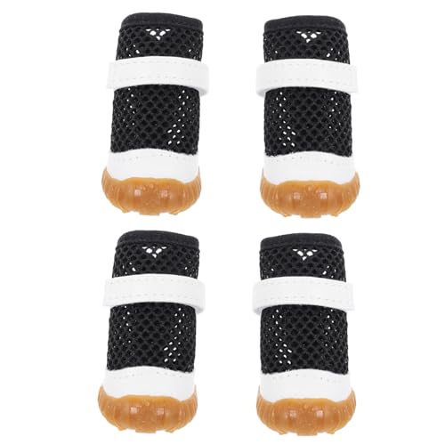 Toyvian 4Stücke Hundeschuhe Atmungsaktiv Für rutschfeste Pfotenschützer Leichtes Mesh Design Für Kleine Bis Mittlere Komfortable Und Langlebige Toyvian 4Stücke Hundeschuhe Atmungsaktiv Für rutschfeste Pfotenschützer Leichtes Mesh Design Für Kleine Bis Mittlere Komfortable Und Langlebige von Toyvian
