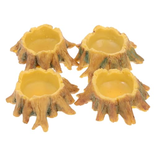 Toyvian 4Stücke Mini Wasserschalen aus Harz für Kleine Reptilien Wasserbehälter für Spinnen Skorpione und Frösche und Platzsparend die Fütterung Toyvian 4Stücke Mini Wasserschalen aus Harz für Kleine Reptilien Wasserbehälter für Spinnen Skorpione und Frösche und Platzsparend die Fütterung von Toyvian
