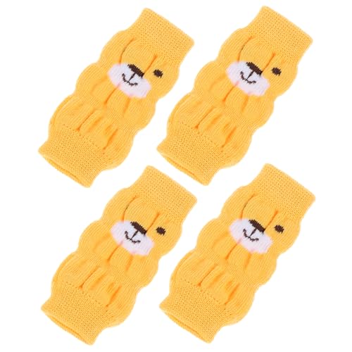 Toyvian 4Stücke Rutsch Hundesocken Baumwoll Beinhüllen für Welpen rutschfeste Pfotenschutzsocken für Winter und Outdoor für Kleine Toyvian 4Stücke Rutsch Hundesocken Baumwoll Beinhüllen für Welpen rutschfeste Pfotenschutzsocken für Winter und Outdoor für Kleine von Toyvian