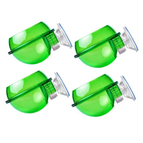 Toyvian 4 Stück Reptiliennapf Mit Saugnapf Zur Wandmontage Für Kriechtiere Futterspender Robust Und Langlebig Für Futter Und Wasser von Toyvian