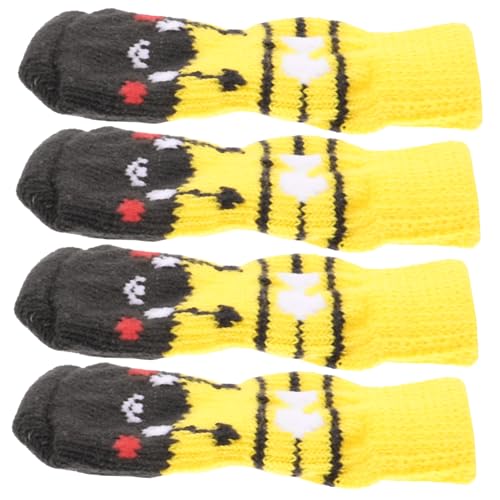 Toyvian 4Stücke rutschfeste Haustiersocken Aus Baumwolle Für Kleine Waschbare Pfotenschützer Mit Niedlichem Cartoon Rutsch Für Drinnen Und Draußen Toyvian 4Stücke rutschfeste Haustiersocken Aus Baumwolle Für Kleine Waschbare Pfotenschützer Mit Niedlichem Cartoon Rutsch Für Drinnen Und Draußen von Toyvian