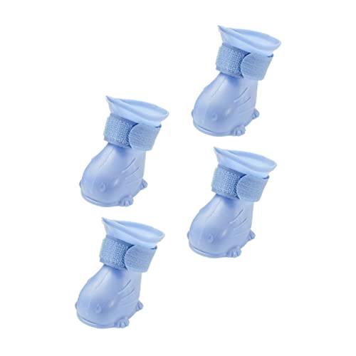 Toyvian 4Stücke wasserdichte Hundeschuhe Rutsch Regenstiefel für Kleine Atmungsaktive Pfotenschutzschuhe für Outdoor Aktivitäten Toyvian 4Stücke wasserdichte Hundeschuhe Rutsch Regenstiefel für Kleine Atmungsaktive Pfotenschutzschuhe für Outdoor Aktivitäten von Toyvian