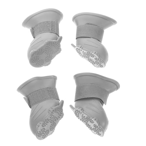 Toyvian 4Stücke wasserdichte Hundestiefel für rutschfeste Pfotenschutzschuhe Bequeme und Langlebige Gummistiefel für Kleine für Outdoor Aktivitäten Toyvian 4Stücke wasserdichte Hundestiefel für rutschfeste Pfotenschutzschuhe Bequeme und Langlebige Gummistiefel für Kleine für Outdoor Aktivitäten von Toyvian