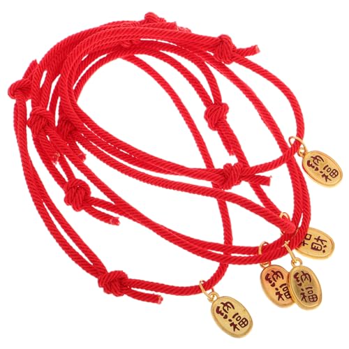 Toyvian 5 Stück Handgefertigte Haustier-halsketten-Accessoires, Verstellbar, Rotes Seil, Katzen- Und Hundeschmuck, Strickhalsband Für Kleine Haustiere, Süße Katzenhalsbänder Toyvian 5 Stück Handgefertigte Haustier-halsketten-Accessoires, Verstellbar, Rotes Seil, Katzen- Und Hundeschmuck, Strickhalsband Für Kleine Haustiere, Süße Katzenhalsbänder von Toyvian