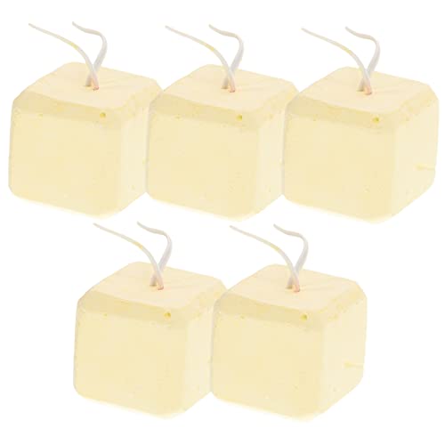 Toyvian 5 Stück Haustier Backenzahn Kauen Zähne Backenspielzeug Für Kleine Haustiere Hamster Backenzahn Hamster -kauspielzeug Steine Haustier Zahnen Groß Mineralien Beige von Toyvian
