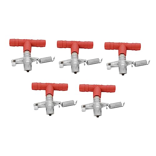 Toyvian 5 Stück Kaninchen Tränke Automatischer Wasserspender mit Federmechanismus für Nagetiere für Kaninchen Meerschweinchen und Chinchillas Einfache und Verstellbare Wassermenge Toyvian 5 Stück Kaninchen Tränke Automatischer Wasserspender mit Federmechanismus für Nagetiere für Kaninchen Meerschweinchen und Chinchillas Einfache und Verstellbare Wassermenge von Toyvian