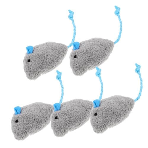 Toyvian 5 Stück Katzenspielzeug Haustier Katzenanreicherungsspielzeug realistische Mäuse Katzenspielzeug Katzen Spielzeugmäuse Kätzchenspielzeug für den Haushalt Plüsch Toyvian 5 Stück Katzenspielzeug Haustier Katzenanreicherungsspielzeug realistische Mäuse Katzenspielzeug Katzen Spielzeugmäuse Kätzchenspielzeug für den Haushalt Plüsch von Toyvian