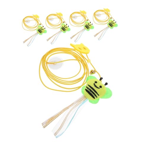 Toyvian 5 Stück Katzenspielzeug Zum Necken Von Katzen Dangle Cat Toy Katzen-Teaser-Stick Übungsspielzeug Für Kätzchen Zum Aufhängen An Der Katzentür Metall Toyvian 5 Stück Katzenspielzeug Zum Necken Von Katzen Dangle Cat Toy Katzen-Teaser-Stick Übungsspielzeug Für Kätzchen Zum Aufhängen An Der Katzentür Metall von Toyvian