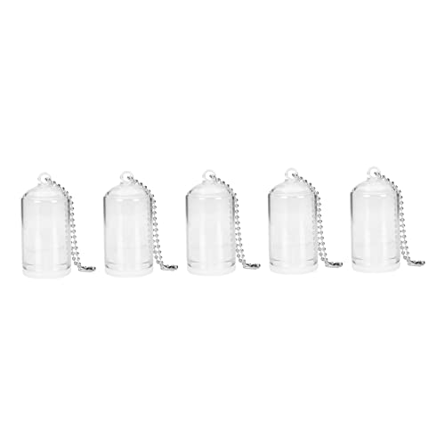 Toyvian 5 Stück Schlüsselanhänger DIY-Terrarium saftiges Terrarium klein hängend drinnen Fläschchenanhänger aus Glas Terrarium Crafts Kit Leere Flaschenzauber Weiß Toyvian 5 Stück Schlüsselanhänger DIY-Terrarium saftiges Terrarium klein hängend drinnen Fläschchenanhänger aus Glas Terrarium Crafts Kit Leere Flaschenzauber Weiß von Toyvian