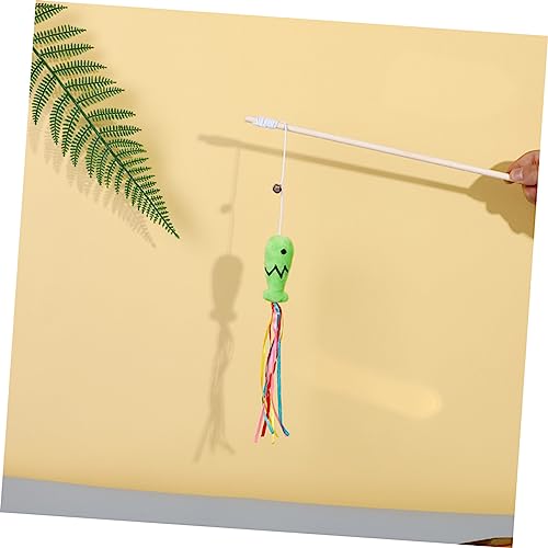 Toyvian 5 Stück Teiliges Katzenspielzeug mit Bunten Langlebigen Plüsch Katzenminze Sticks Interaktiver Katzenangel für Spielerische Beschäftigung Beißfest und Geeignet zur von Toyvian