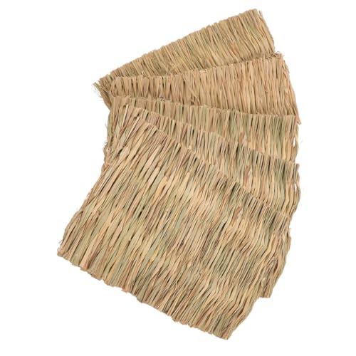 Toyvian 5 Stück Teiliges Kleine Nager Grasmatte aus Natürlichem Material Atmungsaktive Kühlmatte zum Kauen und Graben für Kaninchen Meerschweinchen Hamster Schützende Bodeneinlage für Toyvian 5 Stück Teiliges Kleine Nager Grasmatte aus Natürlichem Material Atmungsaktive Kühlmatte zum Kauen und Graben für Kaninchen Meerschweinchen Hamster Schützende Bodeneinlage für von Toyvian