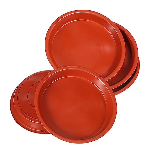 Toyvian 5 Stück Teiliges Runder Kunststoff Pflanzuntersetzer Tropfschalen für und Außenbereich und Elegant für Blumentöpfe und Pflanzenpflege von Toyvian