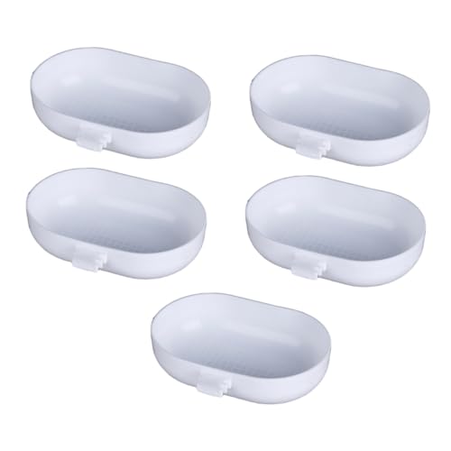 Toyvian 5stücke Vogelbadewanne Aus Hochwertigem Material Sicher Und Umweltfreundlich Frei Von Schadstoffen Geeignet Für Kleine Vögel Wie Papageien Und Andere Vögel Fein Verarbeitet von Toyvian