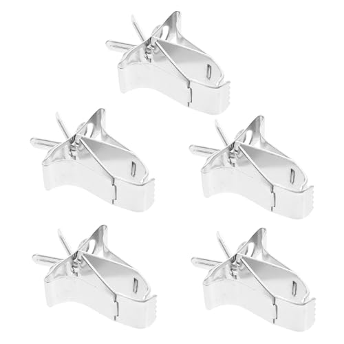 Toyvian 5Stücke Käfig Lebensmittelhalter für Gemüse Halter Clip Zubehör für Papageien und Kleine Einfache Installation mit Hinterer Schnalle Silberfarben Toyvian 5Stücke Käfig Lebensmittelhalter für Gemüse Halter Clip Zubehör für Papageien und Kleine Einfache Installation mit Hinterer Schnalle Silberfarben von Toyvian