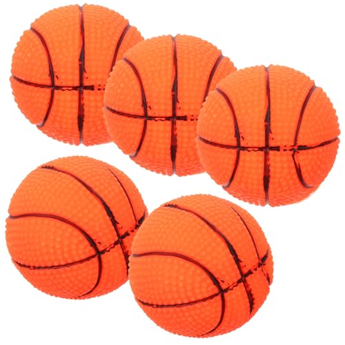 Toyvian 5Stücke Kleines Interaktive Basketball Spielzeuge aus Sicherem Vinyl Quietschend für Welpen und Kleine Fördert Kauen und Zahnpflege Toyvian 5Stücke Kleines Interaktive Basketball Spielzeuge aus Sicherem Vinyl Quietschend für Welpen und Kleine Fördert Kauen und Zahnpflege von Toyvian