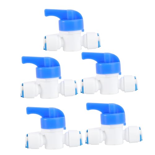Toyvian 5Stücke Rohrkugelhahn Schnellanschluss Für Ro Wassersystem Verbindung Für Wasserfilteranlagen Mit Schlauch Einfache Und Nutzung von Toyvian