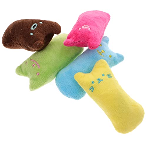 Toyvian 5Stücke Teiliges Katzenminze Spielzeugset für Kätzchen Interaktive Plüschtiere und Fördert Gesundheit und Aktivität Toyvian 5Stücke Teiliges Katzenminze Spielzeugset für Kätzchen Interaktive Plüschtiere und Fördert Gesundheit und Aktivität von Toyvian