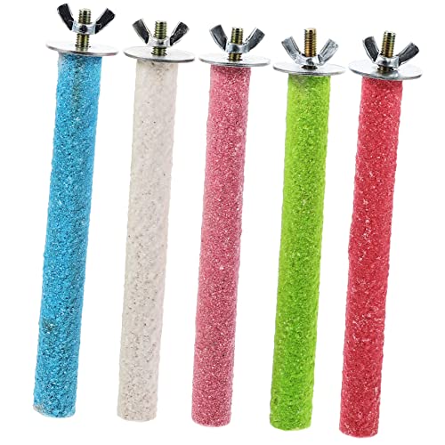 Toyvian 5stücke Vogelstand Parakeet Perch Spielzeug Für Vögel Für Papageien Und Sittiche Bunte Langlebige Beschäftigung Für Ihre Gefiederten von Toyvian