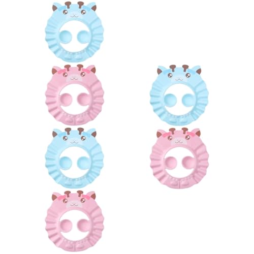 Toyvian 6 Stück Duschhaube Babyparty Badekappe Trockenes Haarwaschschild Baby-Badevisier Silikon-Shampoo-Kappe Wasserlose Shampoo-Kappe Kinder-Bademütze Haarwaschvisier Toyvian 6 Stück Duschhaube Babyparty Badekappe Trockenes Haarwaschschild Baby-Badevisier Silikon-Shampoo-Kappe Wasserlose Shampoo-Kappe Kinder-Bademütze Haarwaschvisier von Toyvian