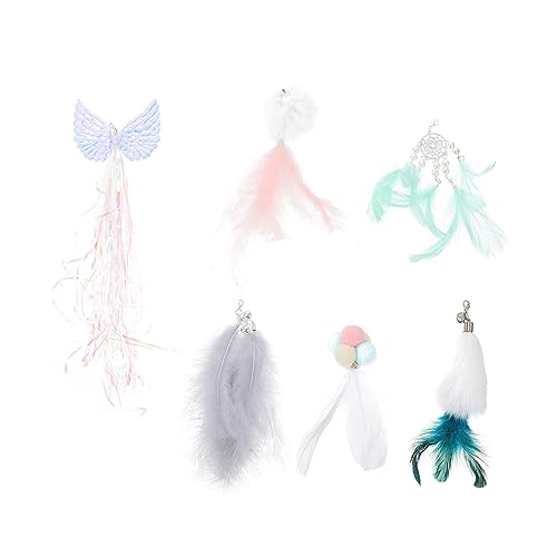 Toyvian 6 Stück Ersatzkopf Für Katzenangel Katzenzubehör Katzenspielzeug Interaktive Katzenstange Kätzchen Beißzubehör Angel Für Katzen Interaktives Für Kätzchen Interaktives Toyvian 6 Stück Ersatzkopf Für Katzenangel Katzenzubehör Katzenspielzeug Interaktive Katzenstange Kätzchen Beißzubehör Angel Für Katzen Interaktives Für Kätzchen Interaktives von Toyvian