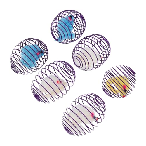 Toyvian 6 Stück Interaktives Katzenspielzeug Kätzchen Mausspielzeug Katzenspielzeug gefälschte Mäuse Kätzchen- - Katzenmäuse Spielzeugmaus Plüsch Zufällige Farbe Toyvian 6 Stück Interaktives Katzenspielzeug Kätzchen Mausspielzeug Katzenspielzeug gefälschte Mäuse Kätzchen- - Katzenmäuse Spielzeugmaus Plüsch Zufällige Farbe von Toyvian