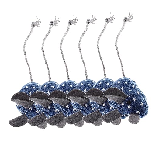 Toyvian 6 Stück Katzenspielzeug Spielzeugkatze Mauskatze Katzenzubehör für Katzen Katzenminze für Katzen Katzen- - Katzenminze Plüsch von Toyvian