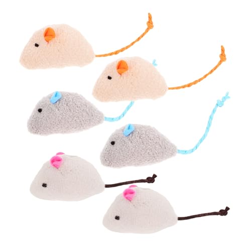 Toyvian 6 Stück Lifelike Plush Mouse Toys für Katzen Teiliges Interaktive Spielzeuge Fördern Spielspaß für Beschäftigung und Kratzbedarf Perfektes für Katzenliebhaber Toyvian 6 Stück Lifelike Plush Mouse Toys für Katzen Teiliges Interaktive Spielzeuge Fördern Spielspaß für Beschäftigung und Kratzbedarf Perfektes für Katzenliebhaber von Toyvian