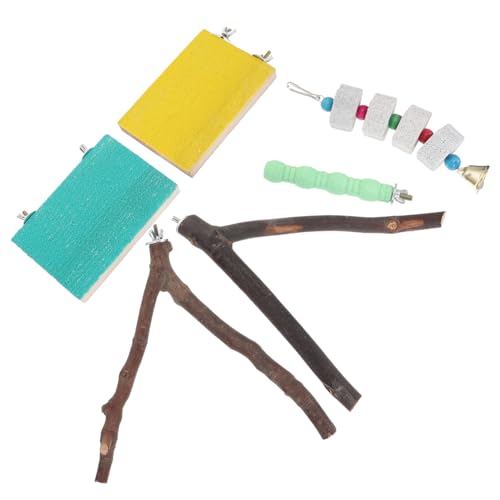 Toyvian 6 Stück Papageien Kauspielzeug Vogel Kauspielzeug Papageien Papageienspielzeug Papageien Kaustab Vogel Sitzstange Papageien Hängespielzeug Papageien Zufällige Farbe Toyvian 6 Stück Papageien Kauspielzeug Vogel Kauspielzeug Papageien Papageienspielzeug Papageien Kaustab Vogel Sitzstange Papageien Hängespielzeug Papageien Zufällige Farbe von Toyvian