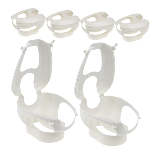 Toyvian 6 Stück Pigeon Fixed Holder Teiliges Weiß Stabiles Vogel Fixiergestell für Tauben Sicheres Futter und Medikamentengestell zur Einfachen Injektion und Augenkontrolle bei Jungen Toyvian 6 Stück Pigeon Fixed Holder Teiliges Weiß Stabiles Vogel Fixiergestell für Tauben Sicheres Futter und Medikamentengestell zur Einfachen Injektion und Augenkontrolle bei Jungen von Toyvian