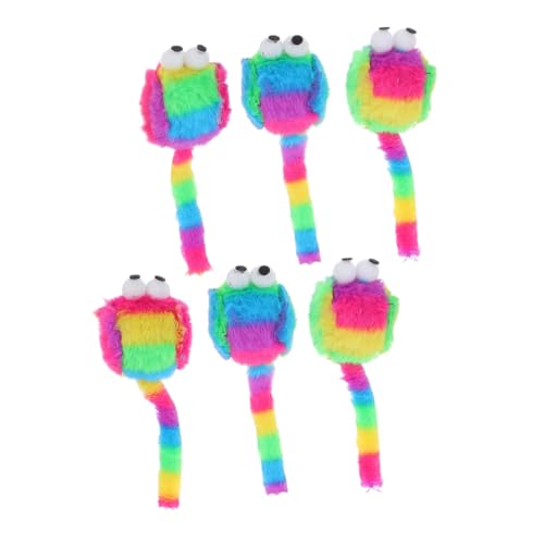 Toyvian 6 Stück Plüsch katzenminze Katzen Set Katzenspielzeug für drinnen Kätzchen- - Kätzchenspielzeug für Wohnungskatzen Mausspielzeug Toyvian 6 Stück Plüsch katzenminze Katzen Set Katzenspielzeug für drinnen Kätzchen- - Kätzchenspielzeug für Wohnungskatzen Mausspielzeug von Toyvian