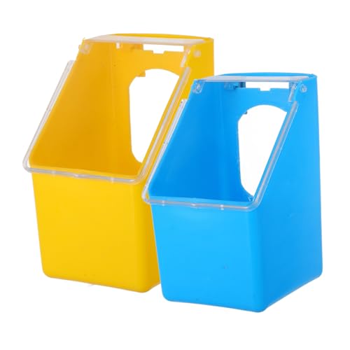 Toyvian 6 Stück Teiliges Futter und Wasserschale für Tauben Multifunktional mit Aufhängung Platzsparend Einfach zu Befüllen Umweltfreundlich Geeignet als Vogelkäfigzubehör für von Toyvian