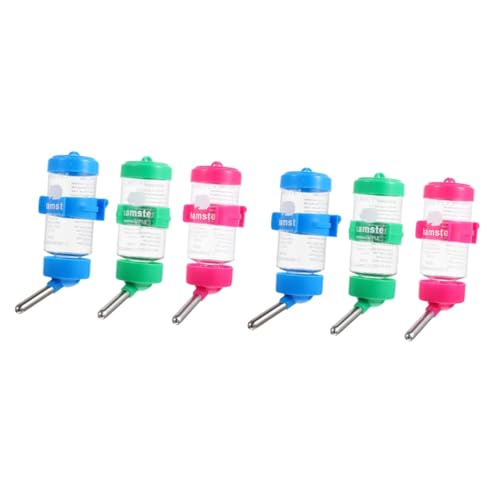 Toyvian 6 Stück Teiliges Hamster Trinkflaschen Hängende Haustier Wasserspender aus Hochwertigem Material Transparentes Design Leicht zu Reinigen Geeignet für Hamster Meerschweinchen Toyvian 6 Stück Teiliges Hamster Trinkflaschen Hängende Haustier Wasserspender aus Hochwertigem Material Transparentes Design Leicht zu Reinigen Geeignet für Hamster Meerschweinchen von Toyvian