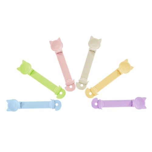 Toyvian 6 Stück Teiliges Katzenleckerlöffel mit Langem Griff Präzise Portionierung Sauberer Futterspender für Flüssige Snacks und Katzenstreifen Multifunktional für Zuhause und von Toyvian