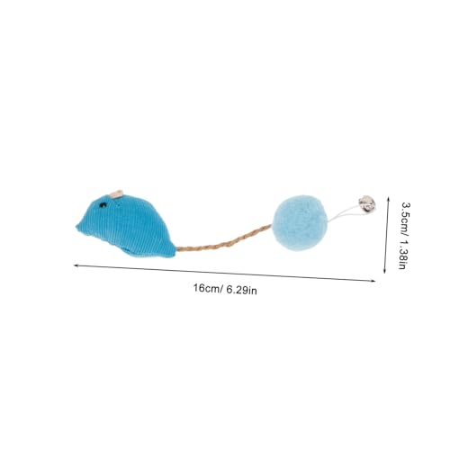 Toyvian 6 Stück Teiliges Katzenspielzeug mit Plüsch Mäusen Rosa Blau und Interaktive Ersatzspielzeuge zur Beschäftigung und Bewegung Leicht Strapazierfähig für Indoor Katzen und Kätzchen Toyvian 6 Stück Teiliges Katzenspielzeug mit Plüsch Mäusen Rosa Blau und Interaktive Ersatzspielzeuge zur Beschäftigung und Bewegung Leicht Strapazierfähig für Indoor Katzen und Kätzchen von Toyvian
