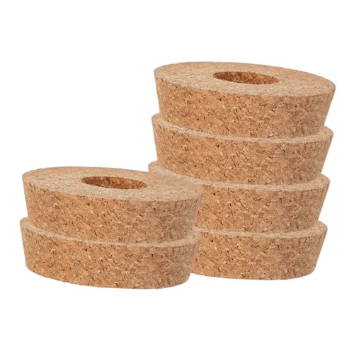 Toyvian 6 Stück Teiliges Korkdeckel mit Loch für Glas Pflanzgefäße Langlebiger Korkverschluss für Hydrokulturvasen und Terrarien Vielseitig als Dekorative Blumenvase und Tischdeko Toyvian 6 Stück Teiliges Korkdeckel mit Loch für Glas Pflanzgefäße Langlebiger Korkverschluss für Hydrokulturvasen und Terrarien Vielseitig als Dekorative Blumenvase und Tischdeko von Toyvian