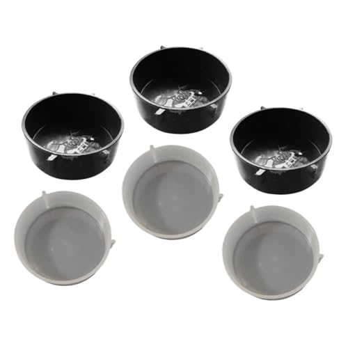 Toyvian 6 Stück Teiliges Reptilien Futter und Wasserschalen Kleine Robuste Futternäpfe für Terrarien Sichere Futterbehälter für Schildkröten Echsen und Andere Reptilien Platzsparend und von Toyvian