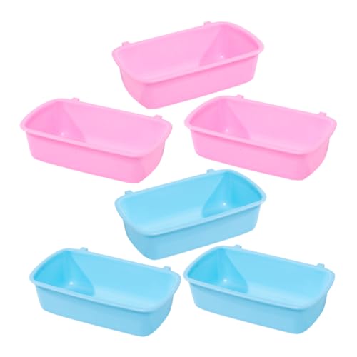 Toyvian 6 Stück Tierfutterbox Kleiner Futternapf Für Tiere Haustiernapf Fütterung Futterspender Hängend Schüsseln Wassernapf Für Hamster Futterautomat Für Haustiere Essen Rostfrei Pp Toyvian 6 Stück Tierfutterbox Kleiner Futternapf Für Tiere Haustiernapf Fütterung Futterspender Hängend Schüsseln Wassernapf Für Hamster Futterautomat Für Haustiere Essen Rostfrei Pp von Toyvian
