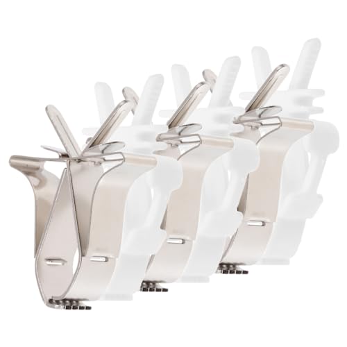 Toyvian 6 Stück Vogelnapf Clips Gemüse Clips Für Vögel Vogelkäfig Futterclips Papageienkäfig Halter Papageien Obstclips Große Futterklammern Obst Befestigungsclips Papageien von Toyvian