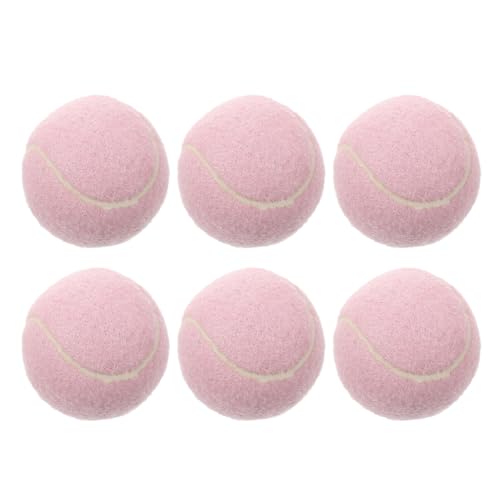 Toyvian 6 Stück rosa Tennisball Zug Gummitennis für den Anfang Tennisbälle für Anfänger federnd Spielplatz-Tennisbälle elastisches Tennis Jugend Tennis aus Gummi üben Toyvian 6 Stück rosa Tennisball Zug Gummitennis für den Anfang Tennisbälle für Anfänger federnd Spielplatz-Tennisbälle elastisches Tennis Jugend Tennis aus Gummi üben von Toyvian